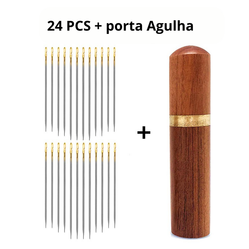 kit Agulhas Ultra-Fácil+ Porta Agulhas - Lestory 